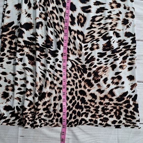 Juniors' HeartSoul Beaded Animal Print Mob Wife Dress Size M - Picture 8 of 9